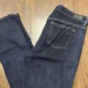 Liz Claiborne Womens Size 10 Pockets‎ Stretch Bootcut Denim Blue Jeans